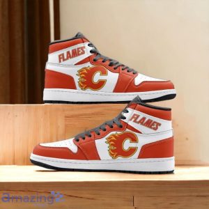 Calgary Flames Air Jordan Hightop Shoes Special Gift For Fans Product Photo 1