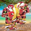 Calgary Flames NHL Pineapple Tropical Flower Style Hawaiian Shirt Unique Summer Gift