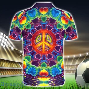 Calm Harmony Polo Shirt Hippie Designs Polo Shirt Gift For Golf Lover Product Photo 2