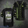 Cannabis 420 Baseball Jersey Shirt