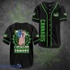 Cannabis Us Map Baseball Jersey Shirt