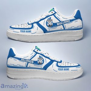 Canterbury-Bankstown Bulldogs NRL Air Force Shoes Sneaker Gift For Fans Custom Name Product Photo 1