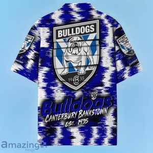 Canterbury-Bankstown Bulldogs NRL Hawaiian Shirt Special Design Custom Name Product Photo 3
