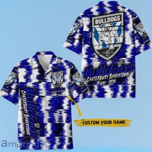 Canterbury-Bankstown Bulldogs NRL Hawaiian Shirt Special Design Custom Name Product Photo 1