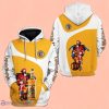 Captain Morgan Whisky Yellow And White 3D Hoodie Impressive Gift For Men And Women