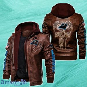 Carolina Panthers 2D Leather Jacket Style Gift Product Photo 2