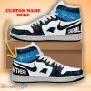 Carolina Panthers Custom Name Air Jordan High Top Trendy Style For Fans