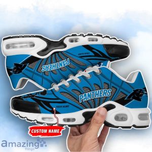 Carolina Panthers NFL Custom Name TN Sport Shoes Air Glide Runners For Fans Product Photo 2