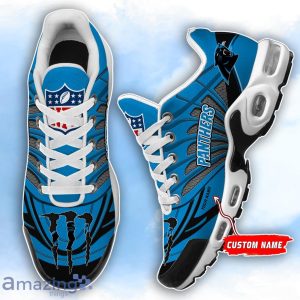 Carolina Panthers NFL Custom Name TN Sport Shoes Air Glide Runners For Fans Product Photo 1
