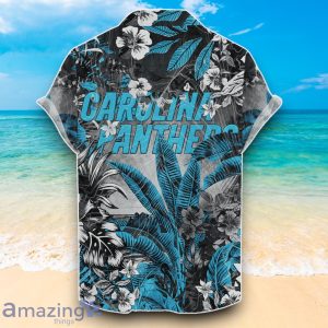 Carolina Panthers NFL Hawaiian Shirt Hibiscus And Skull Summer Gift Product Photo 2