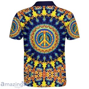 Celestial Vibe Spectrums Polo Shirt Hippie Designs Polo Shirt Gift For Golf Lover Product Photo 2