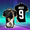 Champion Drew Brees New Orleans Saints Golden Signed Polo Shirts Special Gift