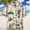 Cheap Lets Go White Super Mario Button Up Hawaiian Shirt Special Gift