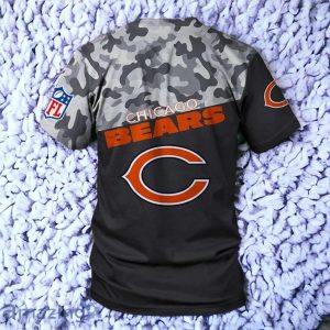 Chicago Bears Military 3D T Shirt Special Gift For Men And Women image Chicago Bears Military 3D T Shirt Special Gift For Men And Women Product Photo 2