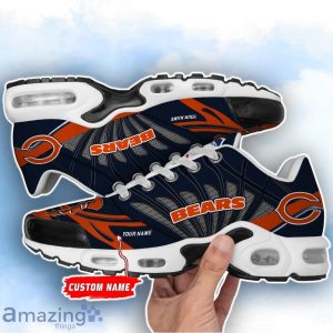 Chicago Bears NFL Custom Name TN Sport Shoes Air Glide Runners For Fans Product Photo 2