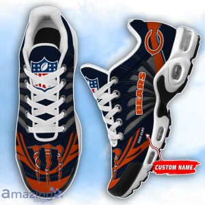 Chicago Bears NFL Custom Name TN Sport Shoes Air Glide Runners For Fans Product Photo 1