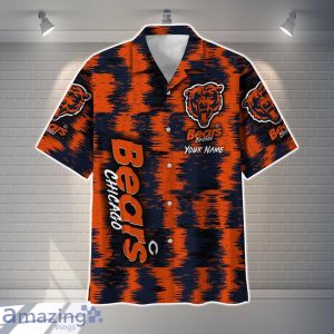 Chicago Bears NFL Hawaiian Shirt Vintage Custom Name For Fans Product Photo 2