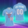 Chicago Bulls Nba Basketball Team Logo Style Custom Name & Number Polo Shirts Special Gift