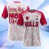Chicago Bulls NBA Living That Basketball Mom Life 3D Shirt