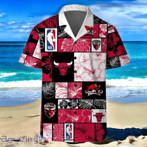 Chicago Bulls NBA See Red AOP Hawaiian Shirt image Chicago Bulls NBA See Red AOP Hawaiian Shirt Product Photo 2