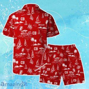 Chicago Bulls Team Logo Beach Vibes Pattern Hawaiian Shirt & Short Product Photo 2