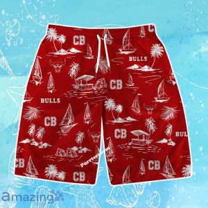 Chicago Bulls Team Logo Beach Vibes Pattern Hawaiian Shirt & Short Product Photo 3