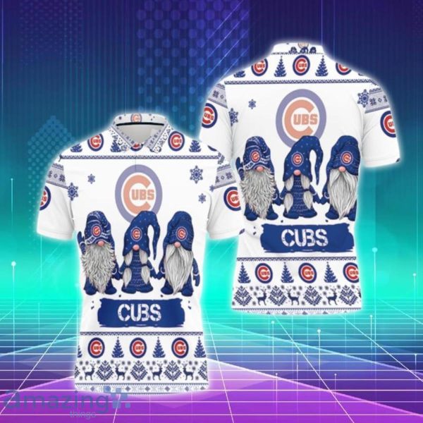 Christmas Gnomes Chicago Cubs Ugly Sweat Christmas Polo Shirts Special Gift For Men And Women Product Photo 1