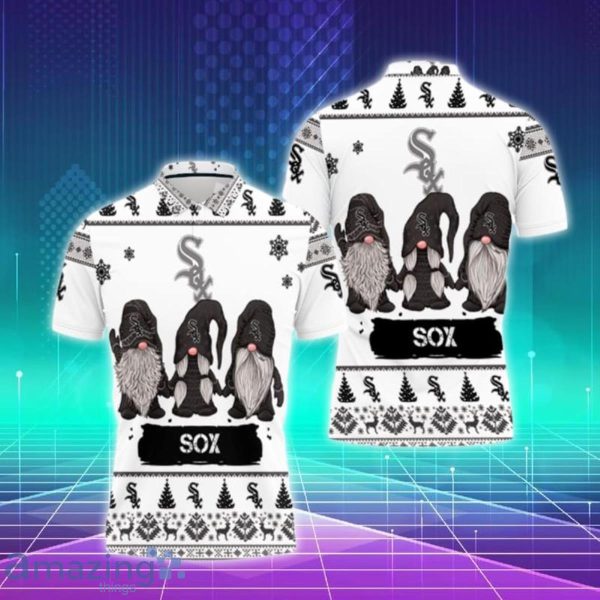 Christmas Gnomes Chicago White Sox Ugly Sweat Christmas Polo Shirts Special Gift For Men And Women Product Photo 1