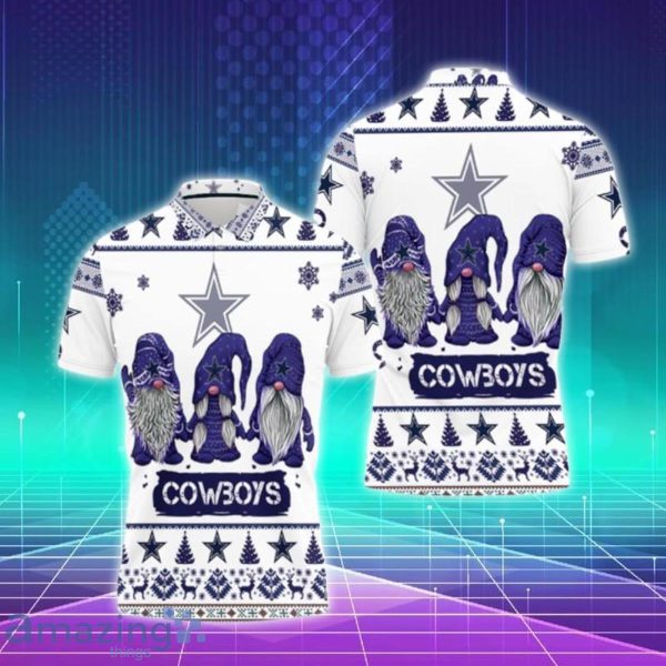 Christmas Gnomes Dallas Cowboys Ugly Sweat Christmas Polo Shirts Special Gift For Men And Women Product Photo 1