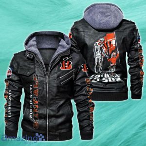 Cincinnati Bengals 2D Leather Jacket Style Gift Product Photo 2