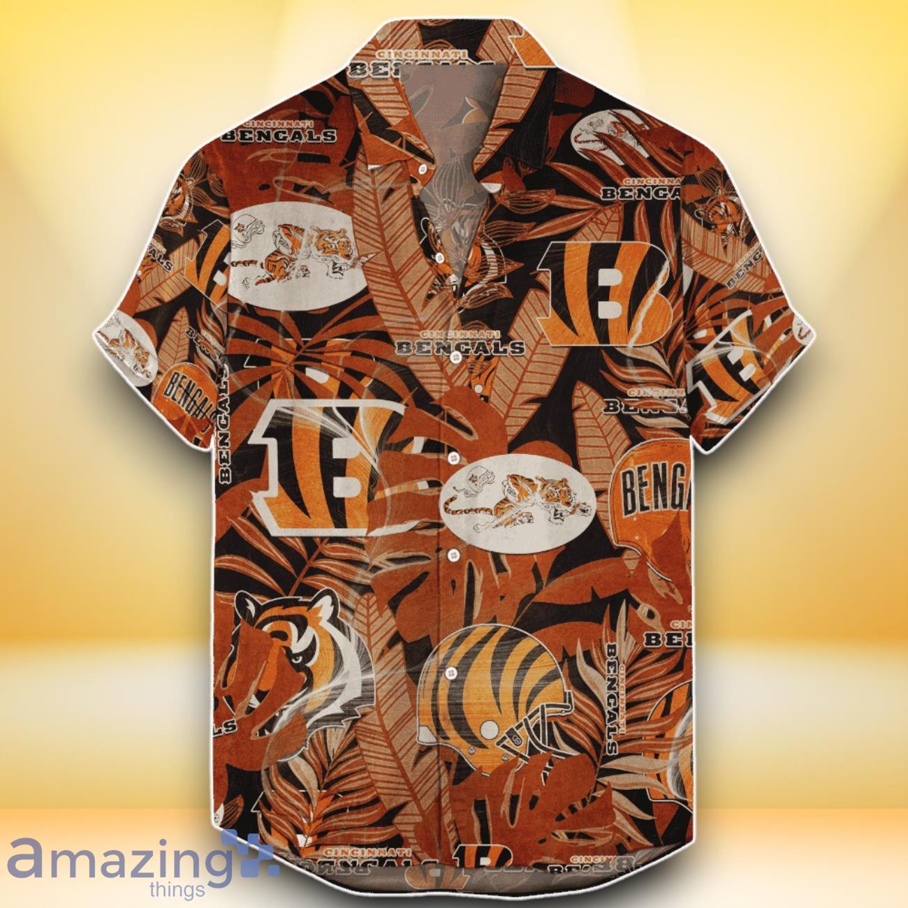 NFL Cincinnati Bengals Baby Yoda Orange Hawaiian Shirt, Trendy Bengals  Apparel - Limotees