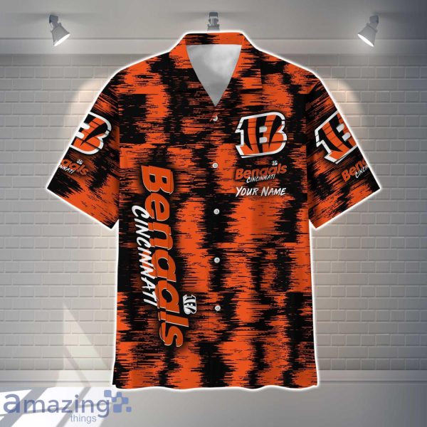 Cincinnati Bengals NFL Hawaiian Shirt Vintage Custom Name For Fans Product Photo 2