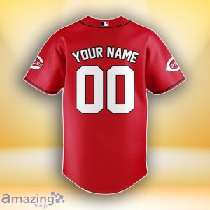 Cincinnati Reds MLB Custom Number & Name Baseball Jersey For Fans Product Photo 3