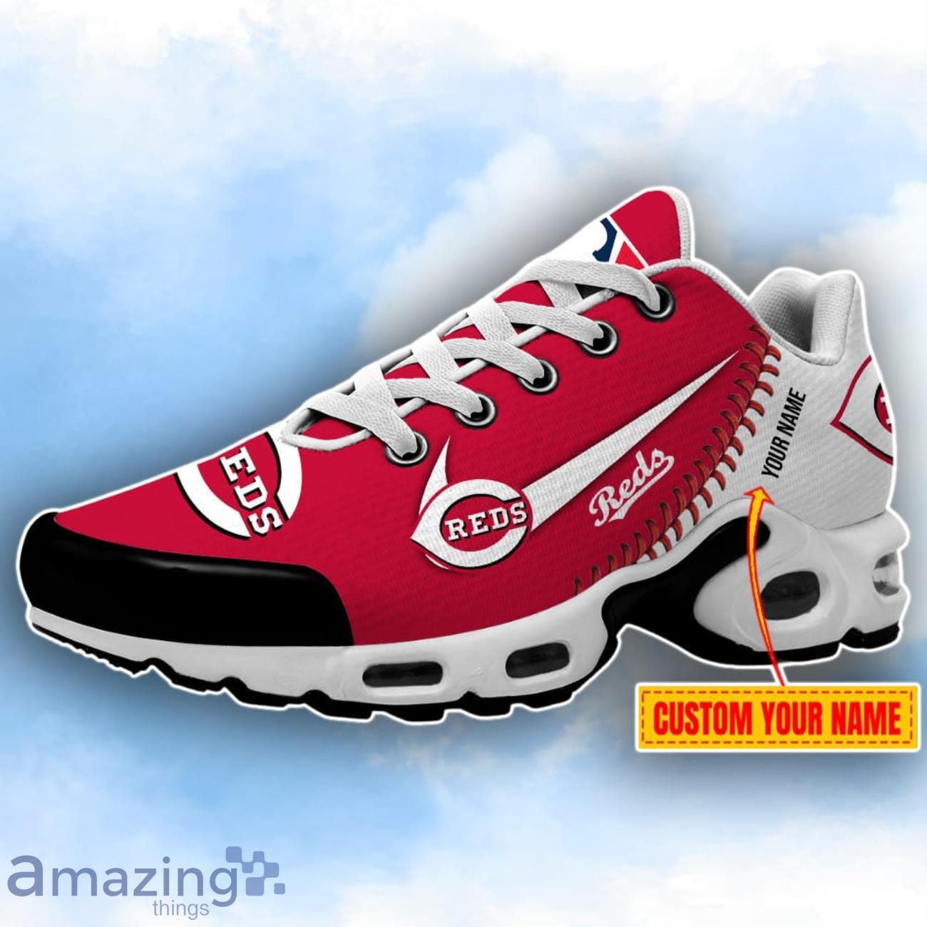 Cincinnati Reds MLB TN Sport Shoes Personalized Edition For Loyal Fans image Cincinnati Reds MLB TN Sport Shoes Personalized Edition For Loyal Fans Product Photo 1