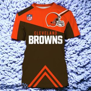 Cleveland Browns 3D T Shirt Special Gift For Men And Women Vintage Cheap Sleeve O Neck For Fans Product Photo 1