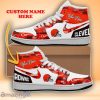 Cleveland Browns Custom Name Air Jordan High Top Trendy Style For Fans