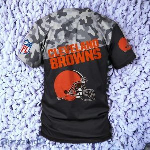 Cleveland Browns Military 3D T Shirt Special Gift For Men And Women Product Photo 2