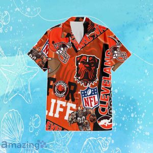 Cleveland Browns NFL Combo Hawaiian Shirt & Short Trending Gift For Fans Product Photo 2