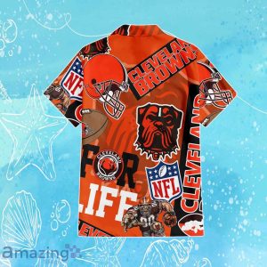 Cleveland Browns NFL Combo Hawaiian Shirt & Short Trending Gift For Fans Product Photo 3