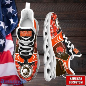 Cleveland Browns NFL Max Soul Shoes New Trending Design Custom Name Product Photo 4