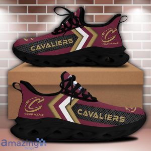 Cleveland Cavaliers NBA Custom Name Personalized Sport Sneakers Max Soul Shoes For Fans Product Photo 2