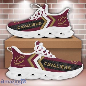 Cleveland Cavaliers NBA Custom Name Personalized Sport Sneakers Max Soul Shoes For Fans Product Photo 1