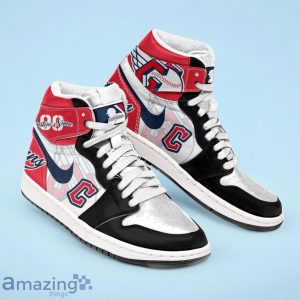 Cleveland Guardians MLB Air Jordan Hightop Custom Number & Name Trending Shoes Product Photo 2