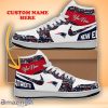 New England Patriots Custom Name Air Jordan High Top Trendy Style For Fans