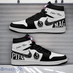 Collingwood Magpies AFL Air Jordan Hightop Shoes Custom Name Gift For Fans Product Photo 1