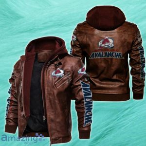 Colorado Avalanche 2D Leather Jacket Style Gift Product Photo 1