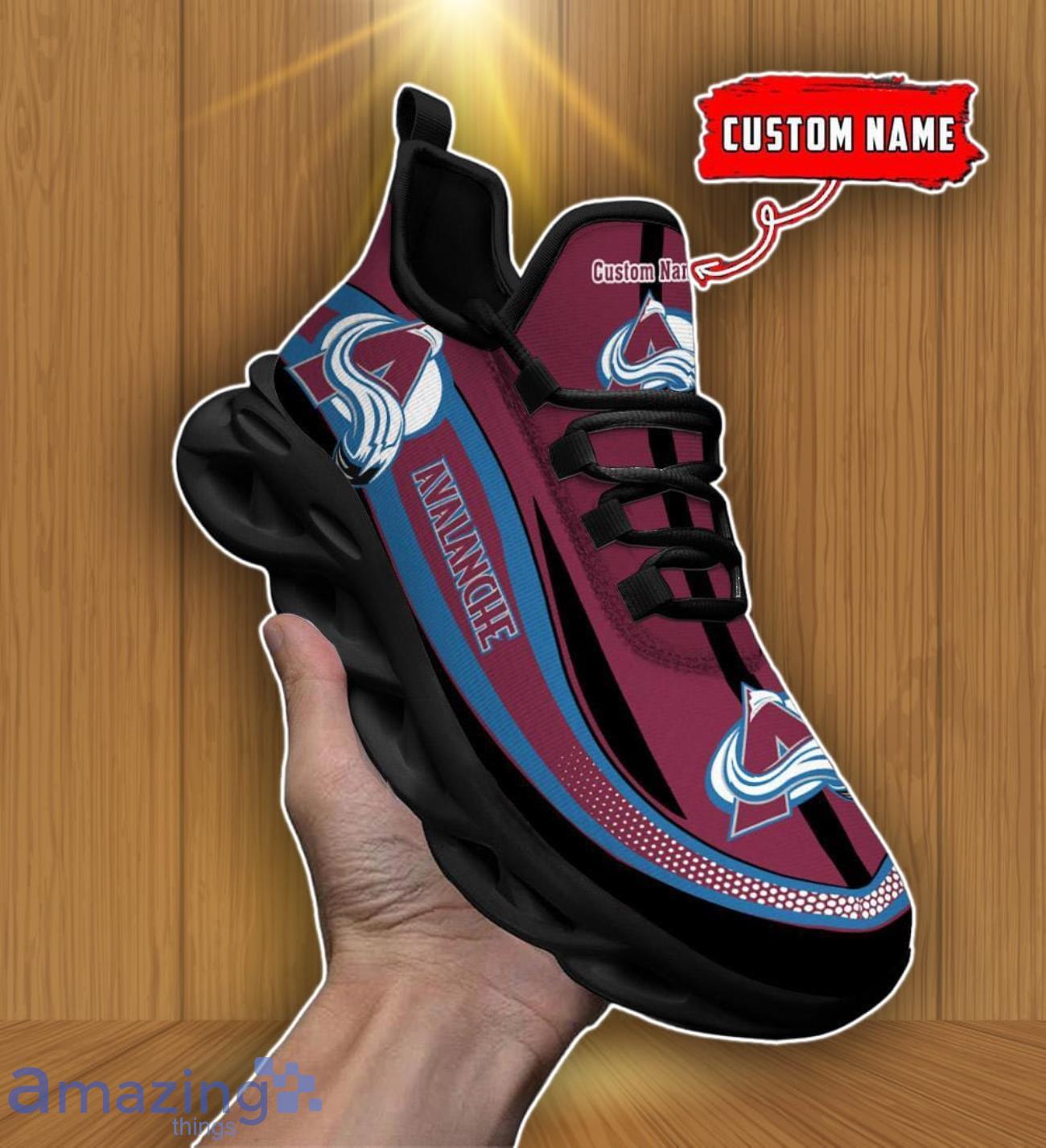 Colorado Avalanche NHL Personalized Max Soul Shoes Cherish Every Step image Colorado Avalanche NHL Personalized Max Soul Shoes Cherish Every Step Product Photo 1