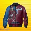 Colorado Avalanche Varsity Bomber 3D Impressive Gift For Men And Women