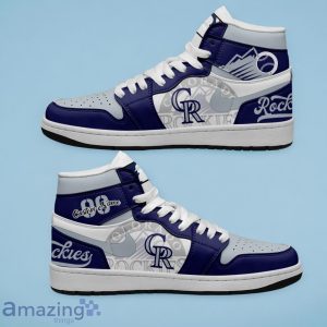 Colorado Rockies MLB Air Jordan Hightop Custom Number & Name Trending Shoes Product Photo 1