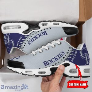 Colorado Rockies MLB Custom Name TN Sport Shoes Exclusive Design For Fan Club Product Photo 2